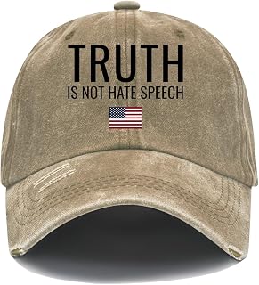 Truth is Not Hate Speech Hat Graphic Truth is Not Hate Speech Cap