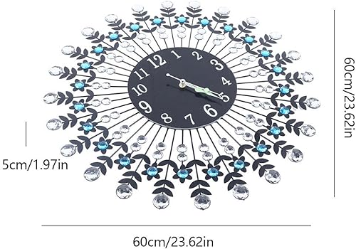 Miniatura 3 de Reloj redondo del movimiento antioxidante creativo del cuarzo del reloj de pared del metal no tictac