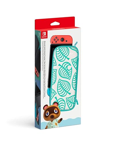 Nintendo Switch Animal Crossing New Horizons Aloha Edition Carrying Case & Screen Protector - Switch