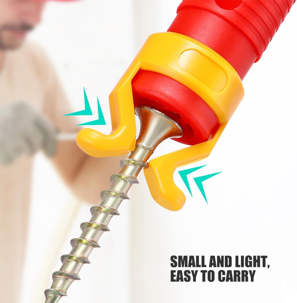 PRETYZOOM 6pcs Abs Plastic Screw Holders Clamp Set with Bit Holders for Impact Driver, Universal Screw Fixing Tools for Woodworking and Cabinet Installation