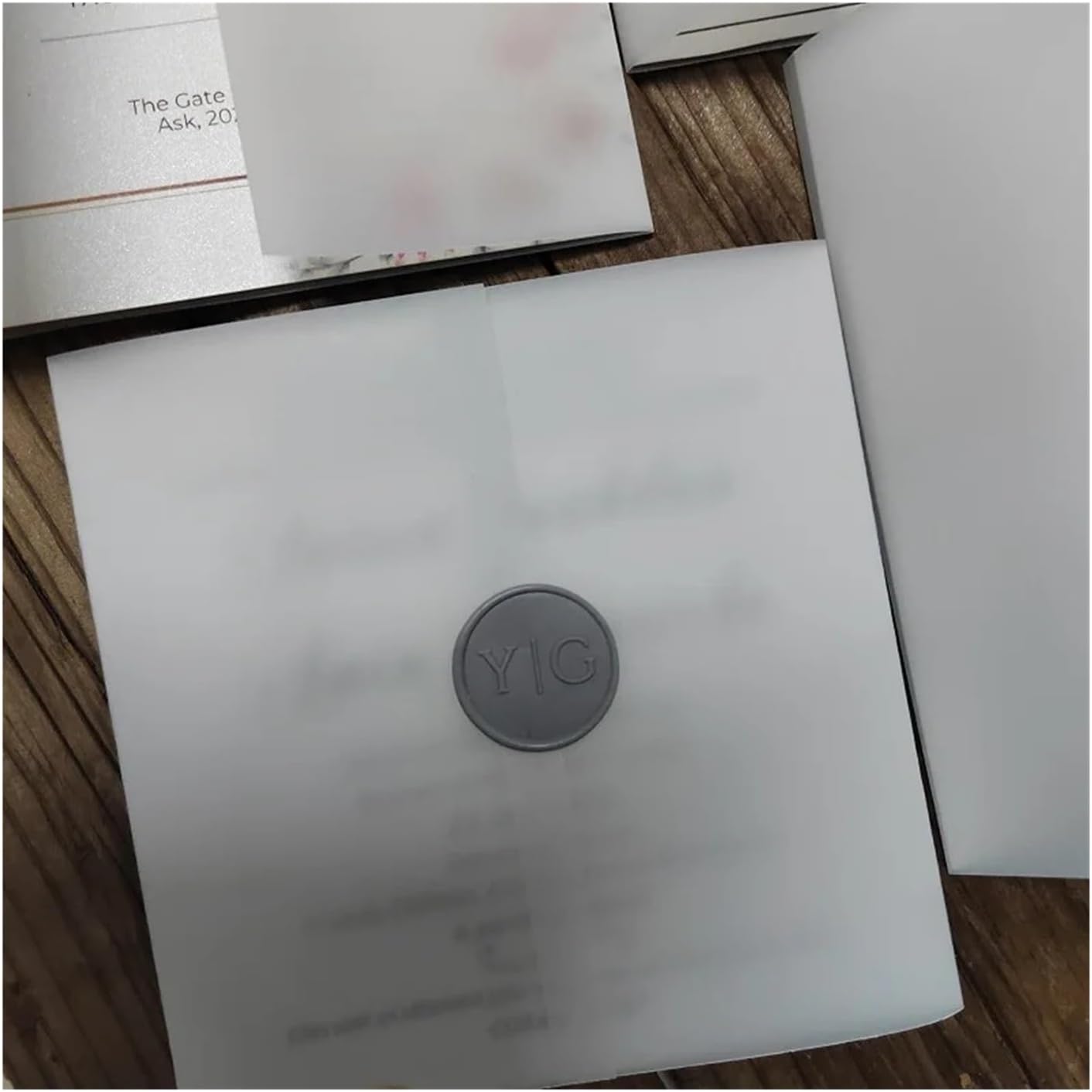 Invitation Sleeves 50pcs Clear Vellum Wrap Jackets For A5,A6,5"X7",Square 5"X5",5.25"X5.25",6"X6" Wedding Invitation Cards Envelope(For A5 card)