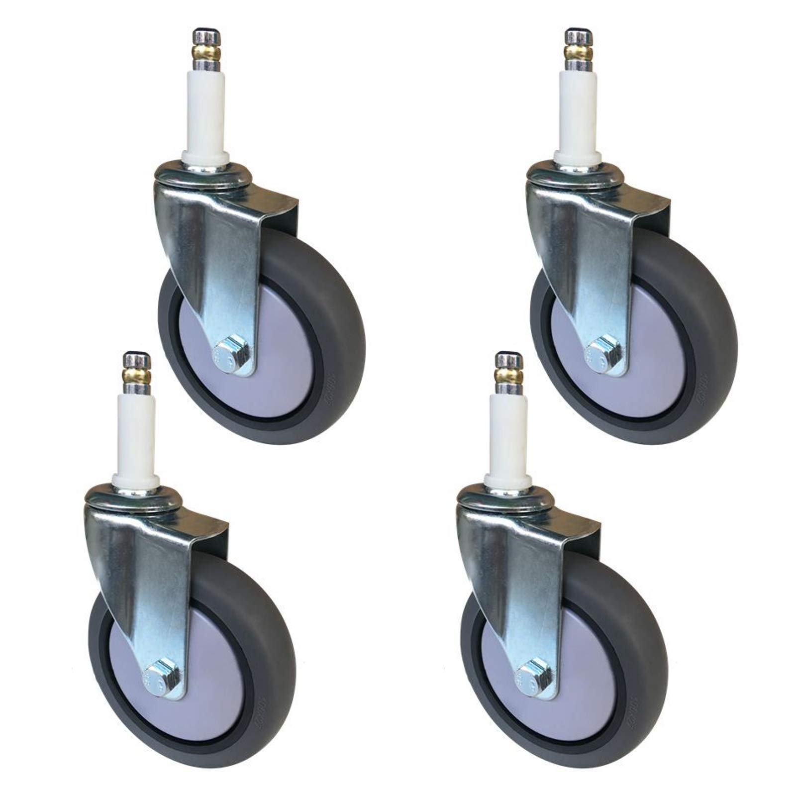 Roulettes pivotantes de 100 mm avec charge 80 kg pour un déplacement fluide