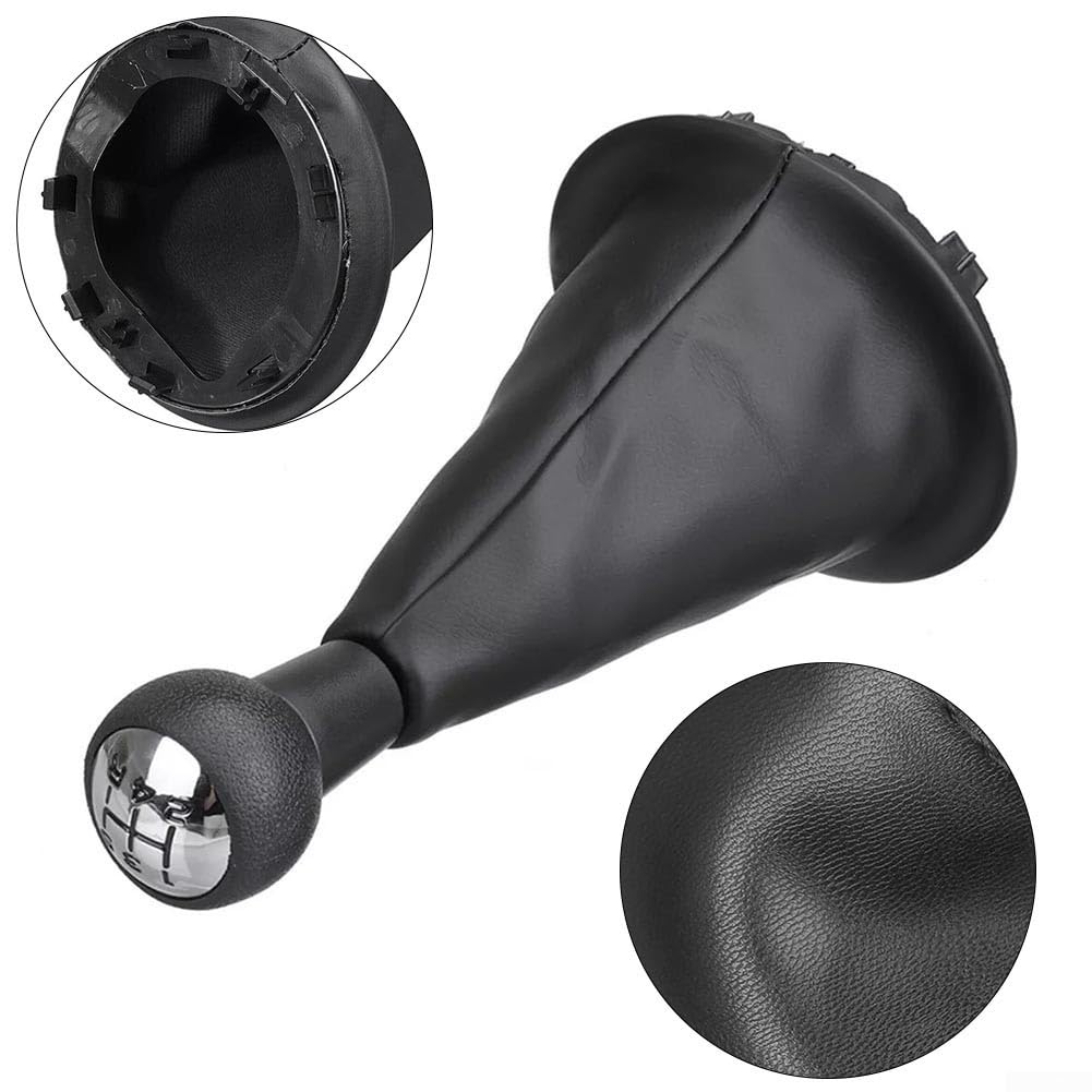 Kit Leva Cambio E Ghetta Per Berlingo, C3, C5 - Pomello Con Marcatori 5 Marce, Ricambio Personalizzato