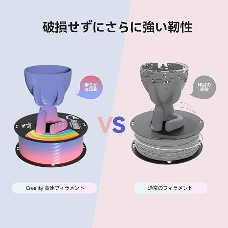 Official Creality Upgrade Ender 3D Printer Filament, Gray PLA+ Filament 1.75mm, 1kg Reel (1.0kg), Accuracy +/-0.02mm, 3D Printing Filament, Strong Durability, Vacuum Packaging, Eco-Friendly