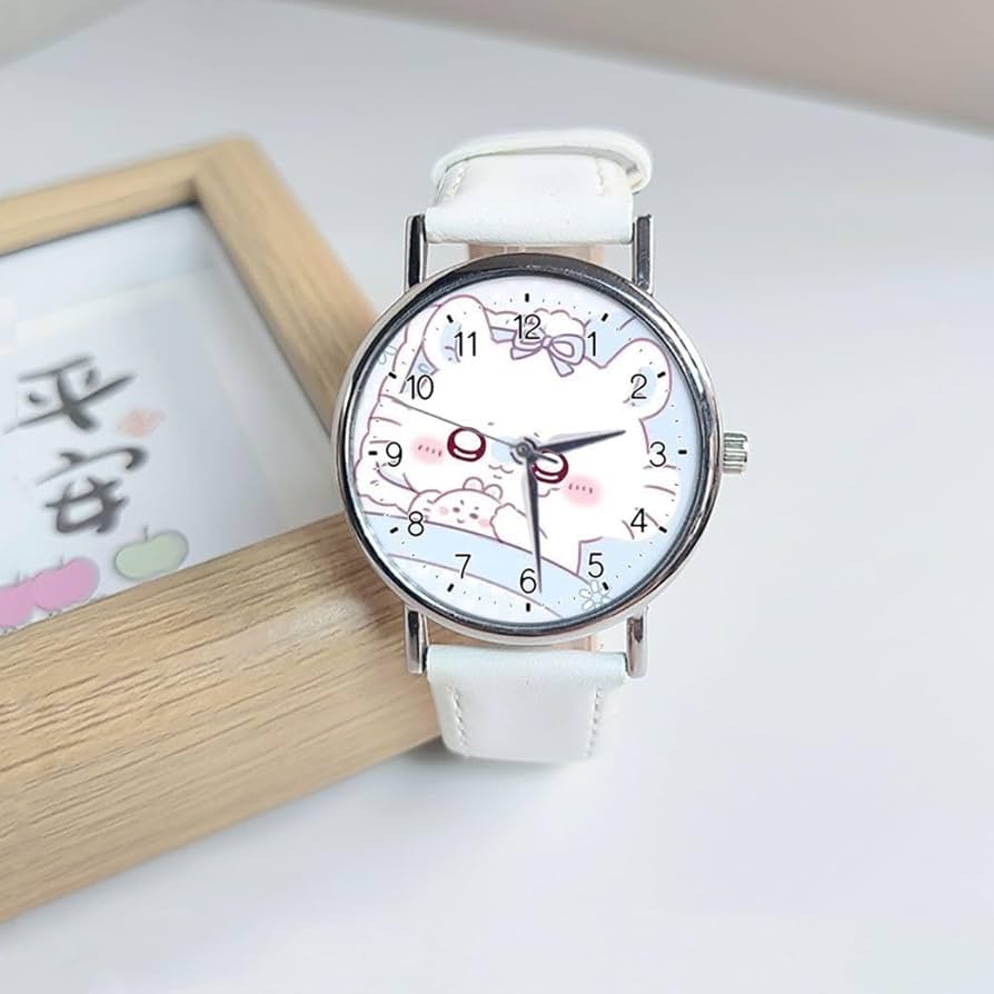 ちーかわ　腕時計 Amazon.co.jp: ちいかわ 腕時計 ハチワレ うさぎ モモンガ