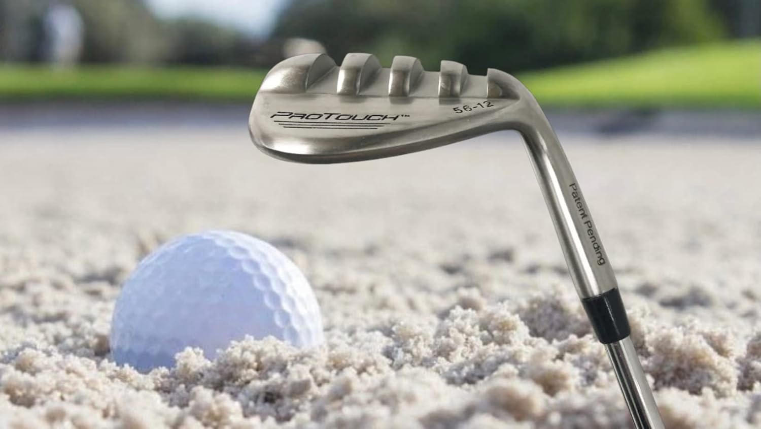 ProTouch 56 Degree Sand Wedge - Men & Women - Patented Sole Channels - Escape Bunkers with Ease - Less Resistance - Conforms to USGA Rules - Cuts Strokes from Your Game - 30-Day Guarantee!