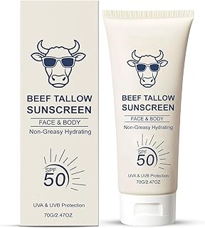 New Irven Beef Tallow Sunscreen SPF 50, Face ...