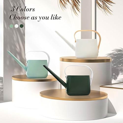 Miniatura 7 de Regadera pequeña, regadera para plantas de interior con boquilla larga extraíble y asa, regadera de plantas para plantas de casa, flores, jardín,