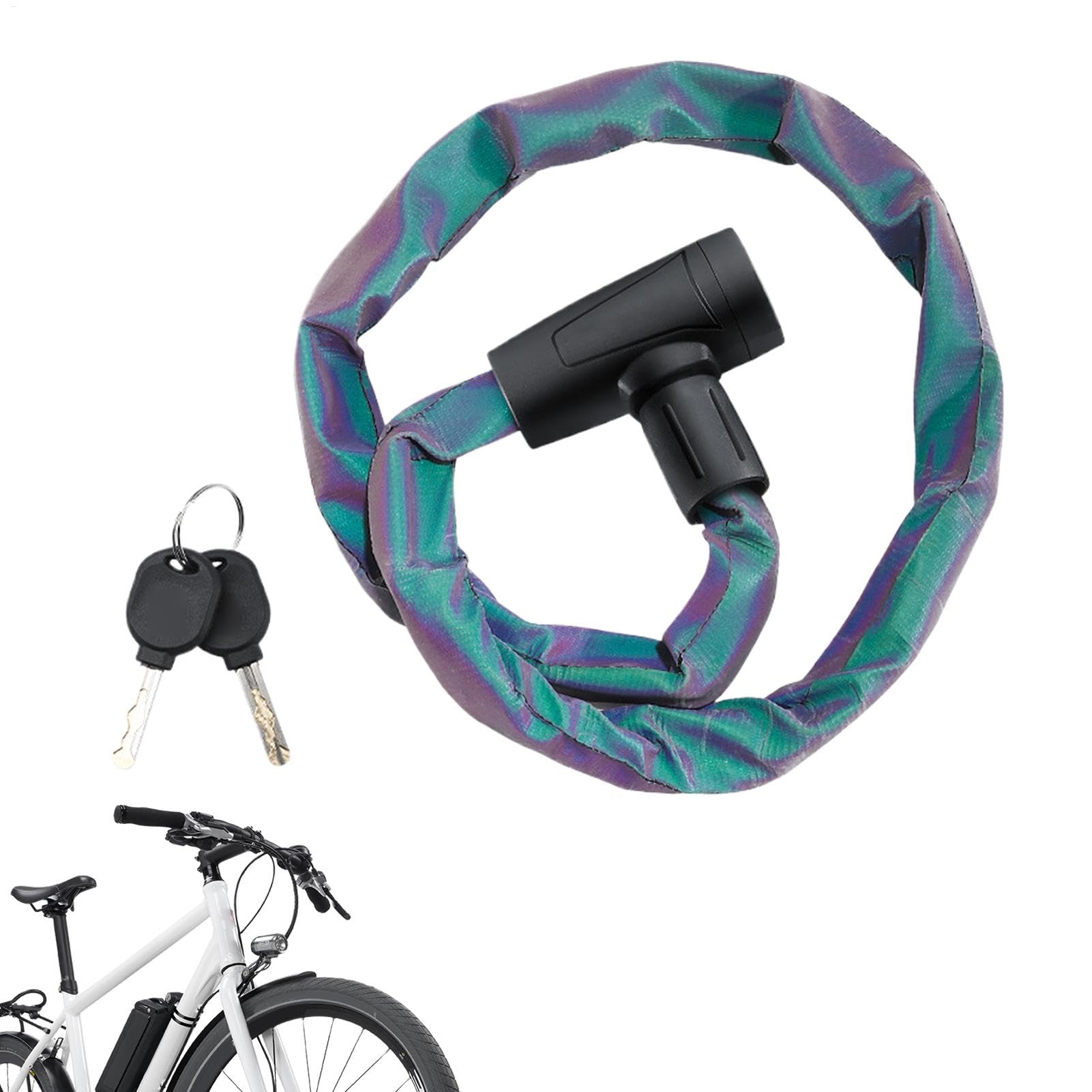 Câble réfléchissant et antivol à chaîne météo-résistant pour sécuriser vos vélos