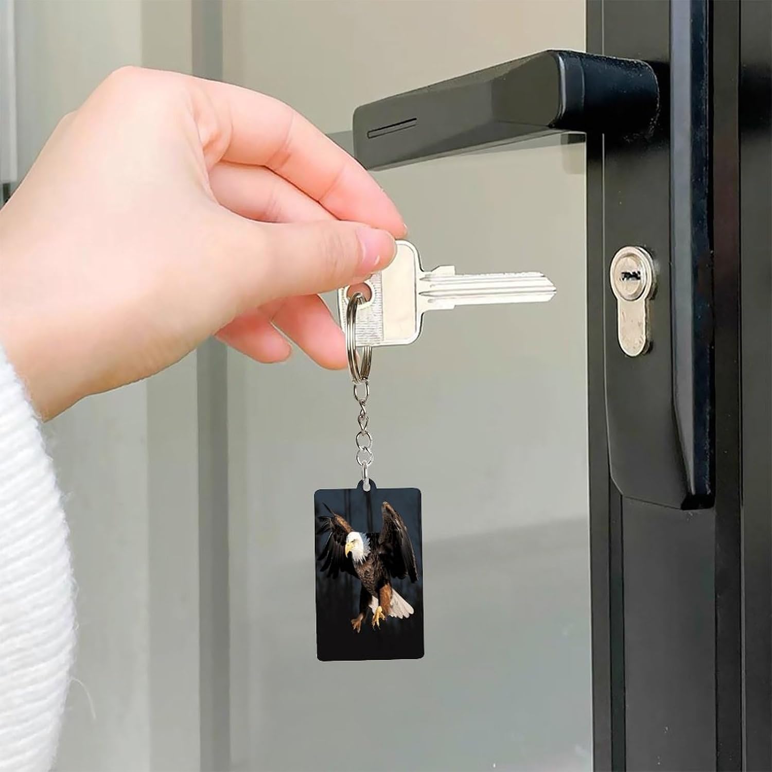 2×1.2 in Acrylic Keychain Cute Acrylic Keyring Animal Pendant image 4