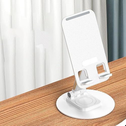Soporte de teléfono celular blanco barato soporte de teléfono ajustable para escritorio plegable soporte de cuna para todos los teléfonos iPhone 13