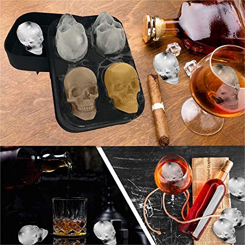 Molde para Cubitos de Hielo Silicona Pack 2 con Tapa miniatura 6