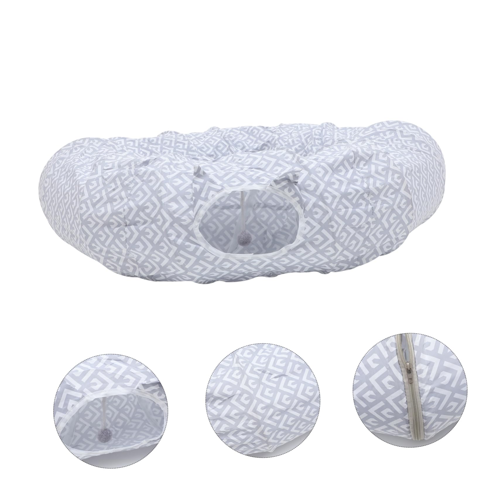 TOYANDONA Cama Túnel para Gatos Forma De Dona Túnel Cama para Gatos Juguete Plegable para Gatitos Interior Tubo