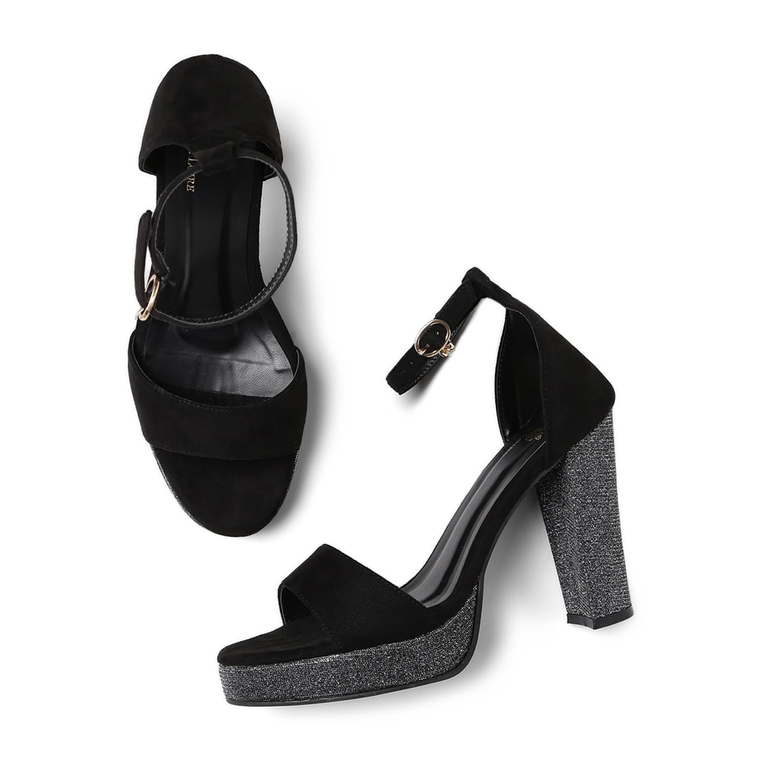 Marc Loire Womens Comfortable Block Heel Fashion Sandals for Casual, Party and Formal Occasions. (Black 01, 6) (B0D9JX688R) Amazon Price History, Amazon Price Tracker