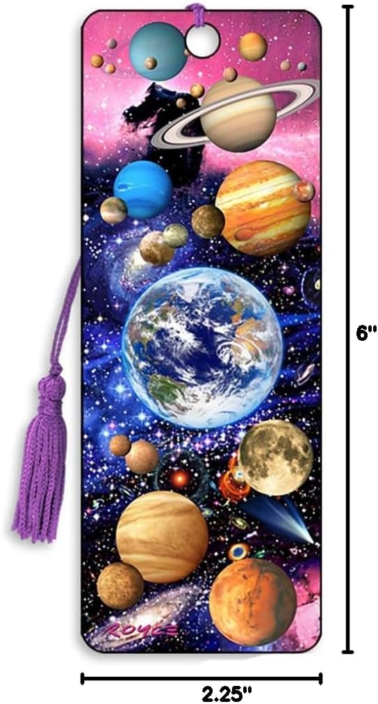 3D Lenticular Royce Bookmarks by Artgame - TOP Designs (Space Set)