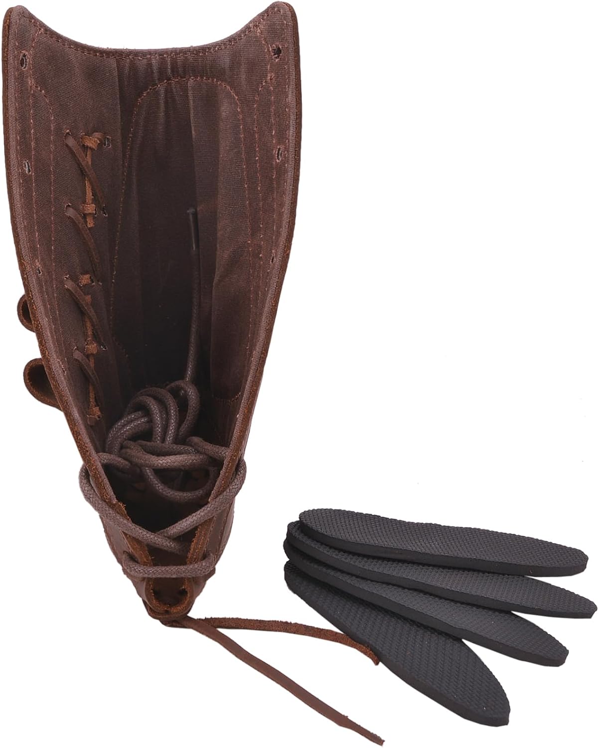 Leather Rifle Buttstock Shell Cartridge Holder Gun Butt Pad for 30-30 .357 .22LR 410GA 45-70 44mag