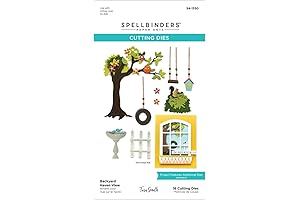 Spellbinders Backyard Haven View Etched Dies, a Sculpting Haven