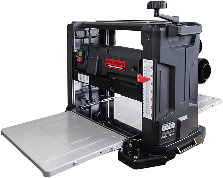 BUCKTOOL 330mm Thickness Planer, 1800W Benchtop Wood Thicknesser, 9500 RPM