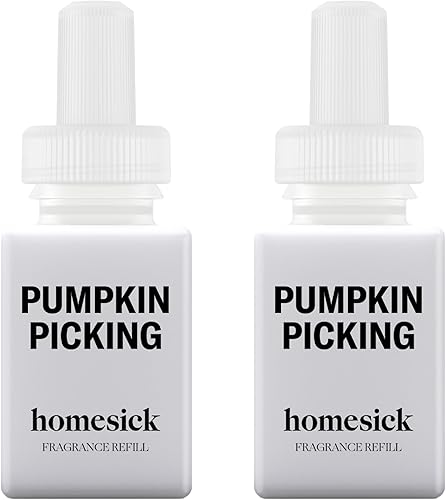 Pura & Homesick Home - Recambio de aroma para el hogar, difusor de aire inteligente, hasta 120 horas de fragancia de lujo por recarga, esencial para