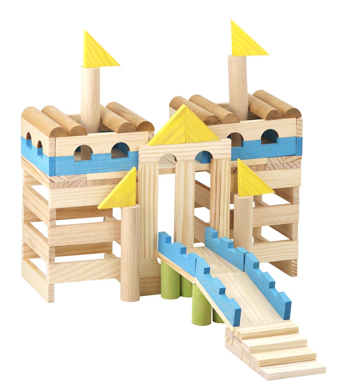 Jeujura - Tecap Multiform – 175 Teile – Bauspiele – viele Größen für maximale Konstruktionen – Lassen Sie Ihre Fantasie frei – Handhabung – Kreativität – 8347