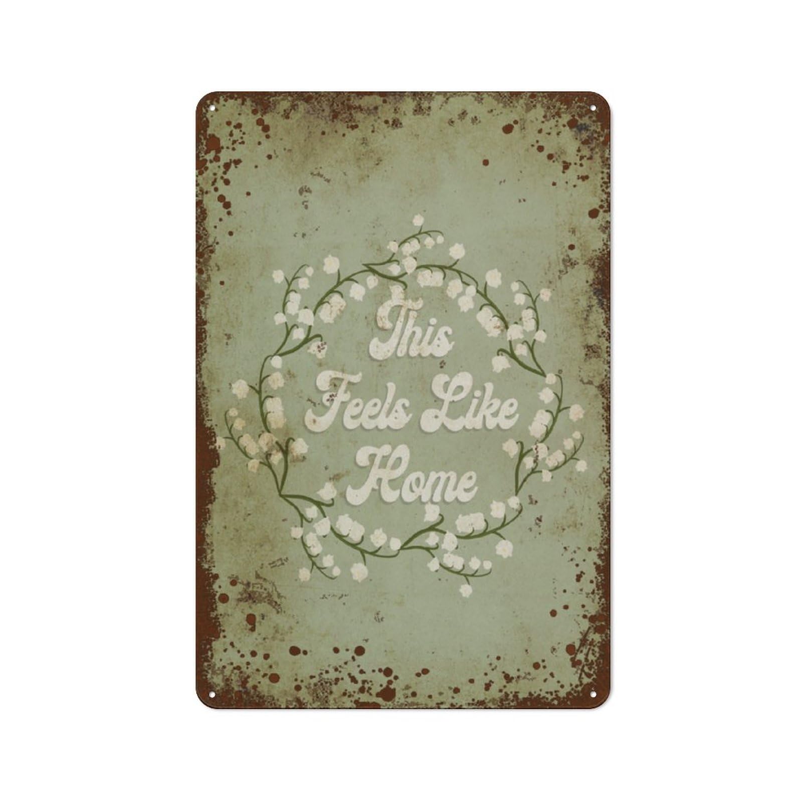 Kwqdozf Style-12 8X12 Inch Sage Green Wall Art,Grey Green Kitchen, This Feels Like Home 8X1
