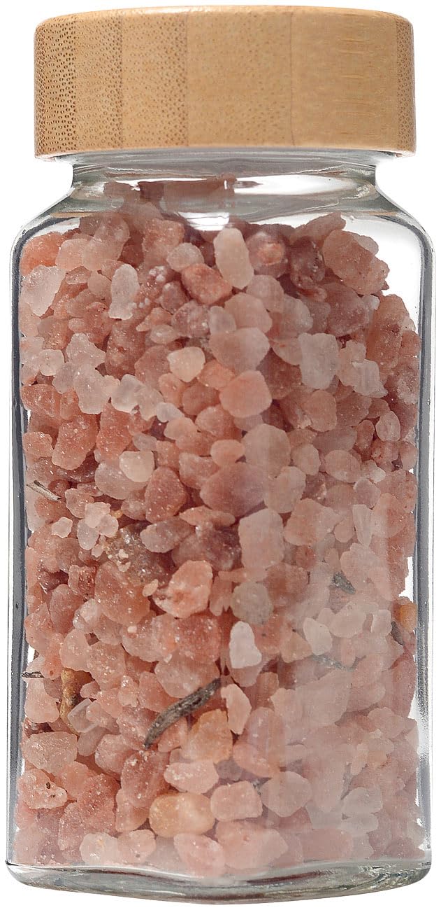 Rosenstein & Söhne Gewürzgläser für Küchen: 48er-Set Gewürzgläser mit Bambusdeckel, je 120 ml, 480 Etiketten (mit Streueinsätzen, mit Streueinsatz Sets)