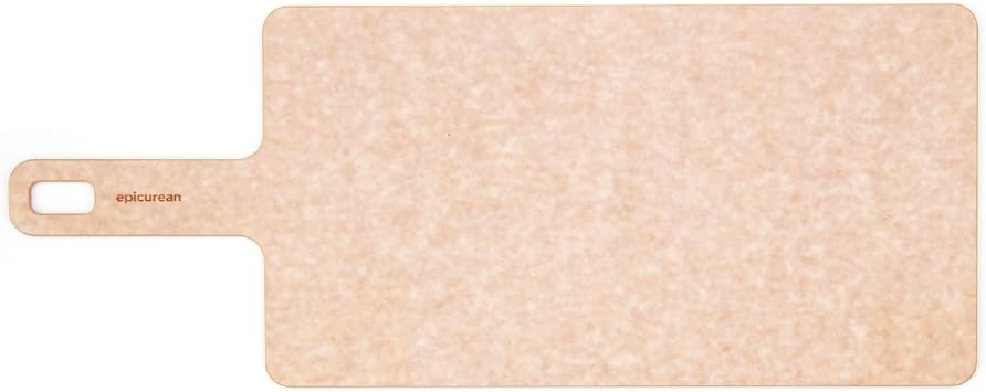 Epicurean Handy Series Cutting Board with Handle, 14-Inch by 7-Inch, Natural
