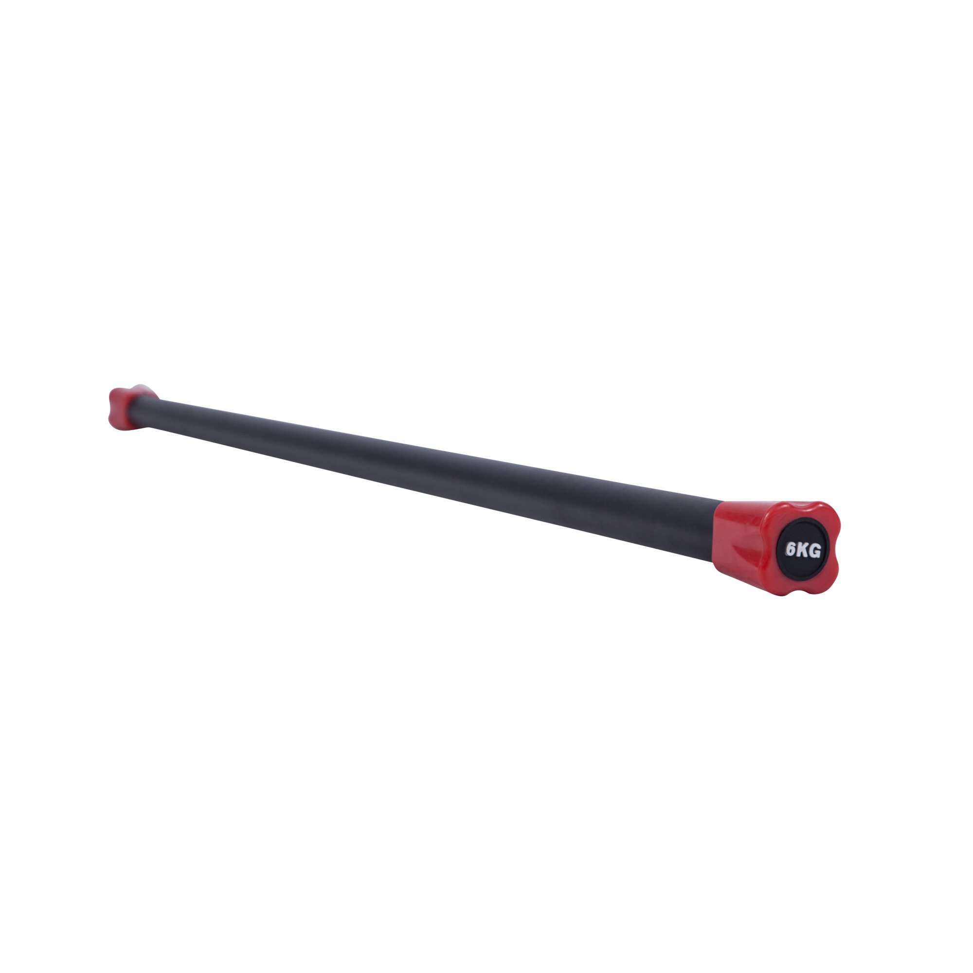 GORILLA SPORTS® Gewichtsstange - 1kg, 2kg, 3kg, 4kg, 5kg, 6kg, 7kg, 8kg, 9kg, 10kg Gewicht, mit/ohne Ablage, rutschfest, gummiert, Stahl - Langhantelstange, Weighted Bars, Aerobic Bar, Krafttraining