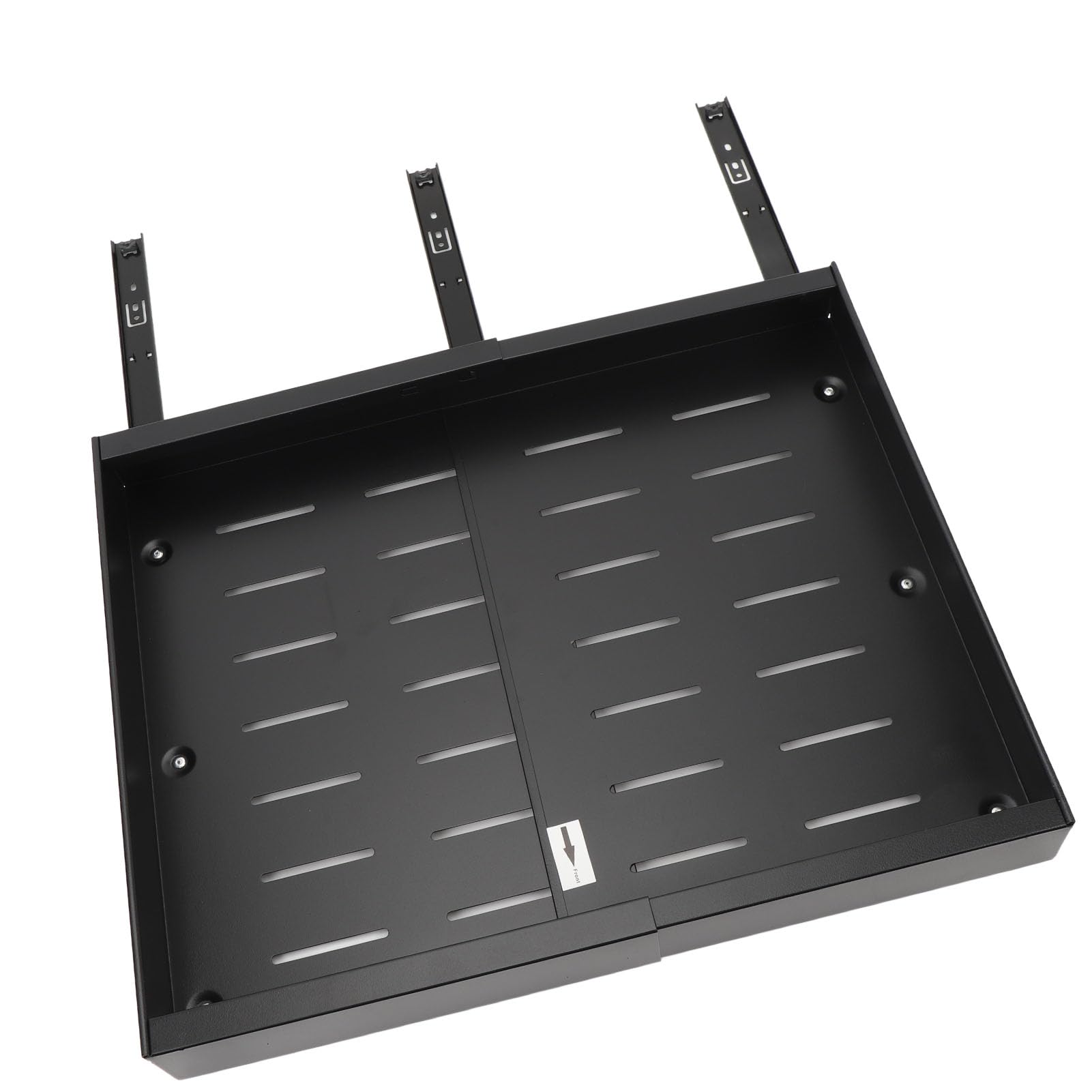 Sxhlseller Regulowane, Wysuwane Organizery do Szafek Kuchennych Metalowe Szuflady do Organizowania Butelek i Misek na Przyprawy w Szufladach Kuchennych (BLACK)