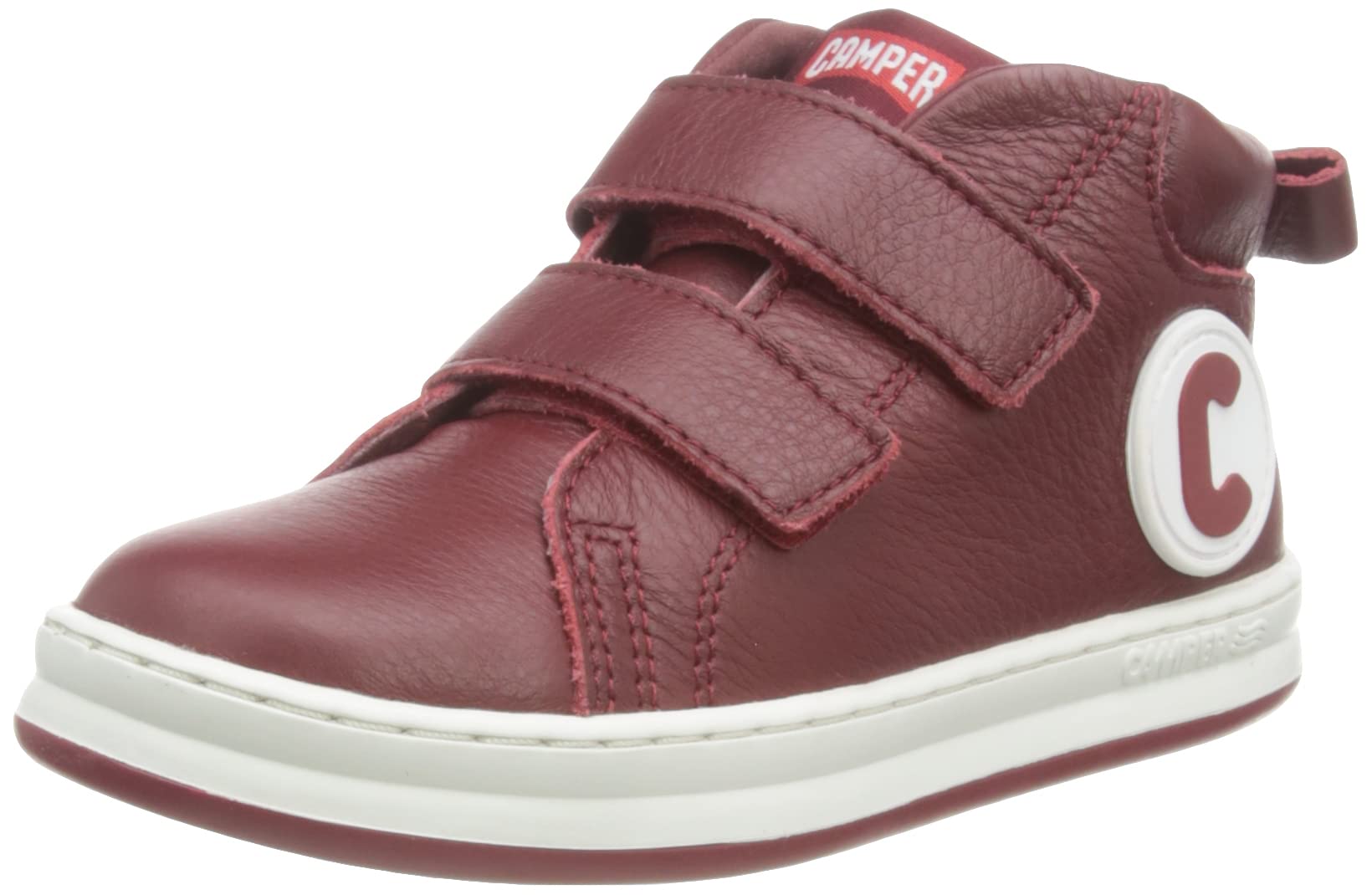 Camper Boy's Runner Four Kids Ankle Boot, Burgundy, 7.5 UK Child