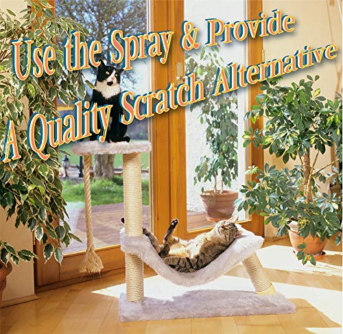 Pet MasterMind Claw Withdraw Cat Scratch Training Spray, Indoor Anti-Scratch Repellent - 4oz