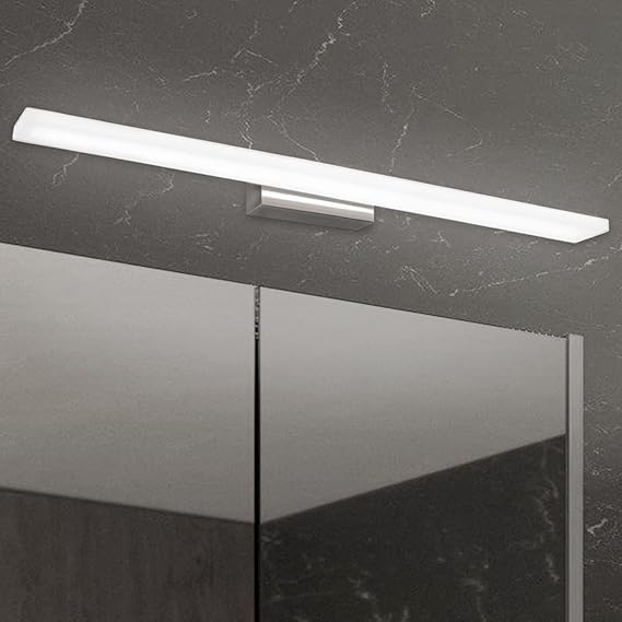 DILUMEN Ayna lambası banyo duvarı, paslanmaz çelik, 60 cm 15 W 1600 lm DILUMEN Ayna lambası banyo duvarı, paslanmaz çelik, 60 cm 15 W 1600 lm
