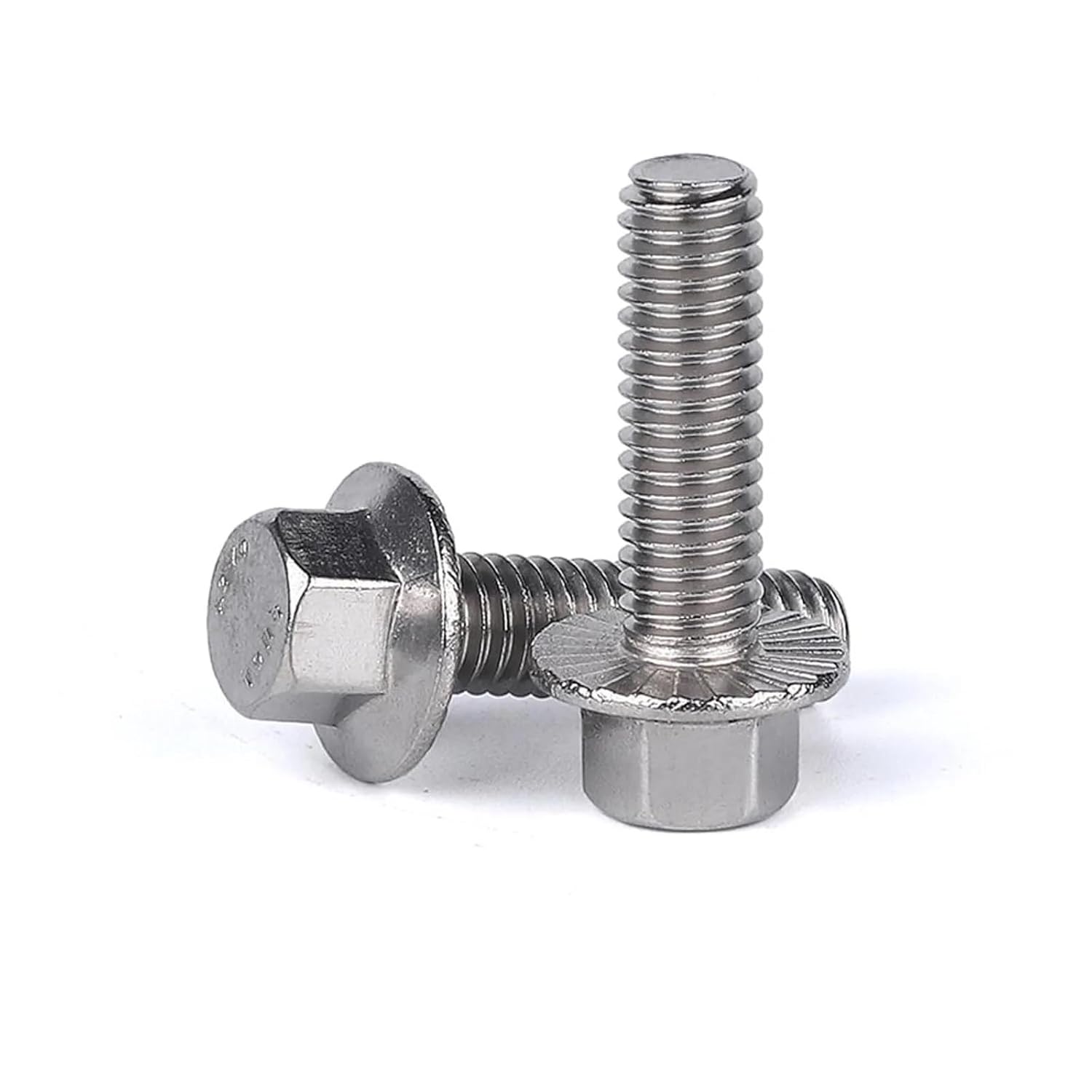 1/10Pcs 304 Stainless Steel Hexagon Head Cap Screw with Serrated Flange External Hex Washer Head Bolt GB5787 M5 M6 M8 M10 M12(14mm,1Pc M12)