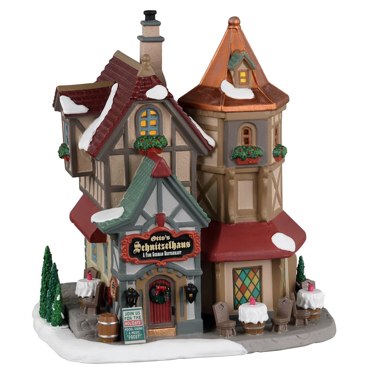 Lemax 35030 Vail Village Lighted Building: Otto's Schnitzelhaus