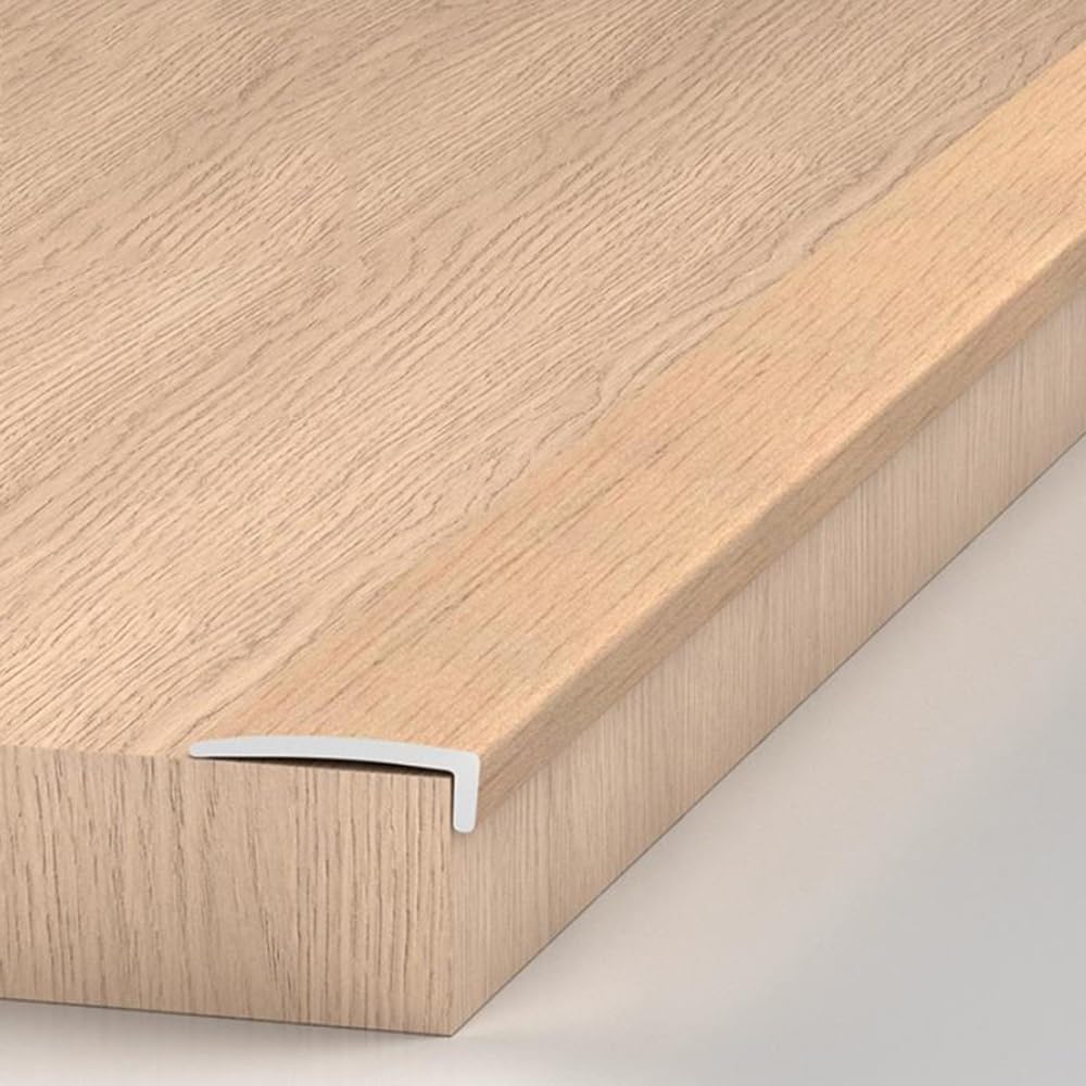 Antislip L-Shaped Stair Nose Molding, Anti-Slip Step Molding Strips, Stair Edge Protector for Corner Guard