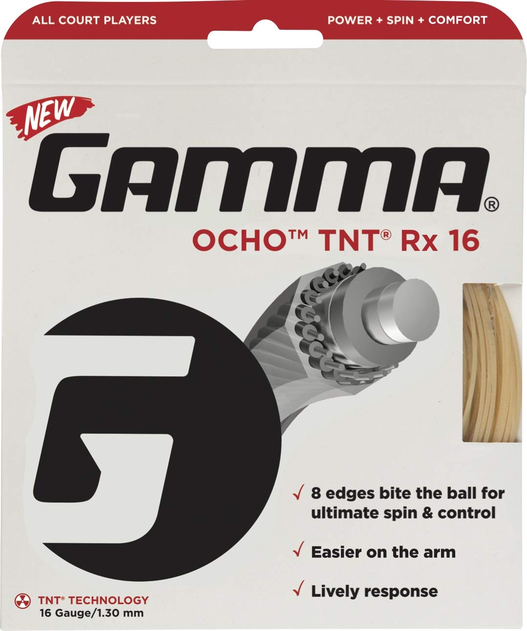 GammaOcho TNT Rx Tennissaite Natur ()