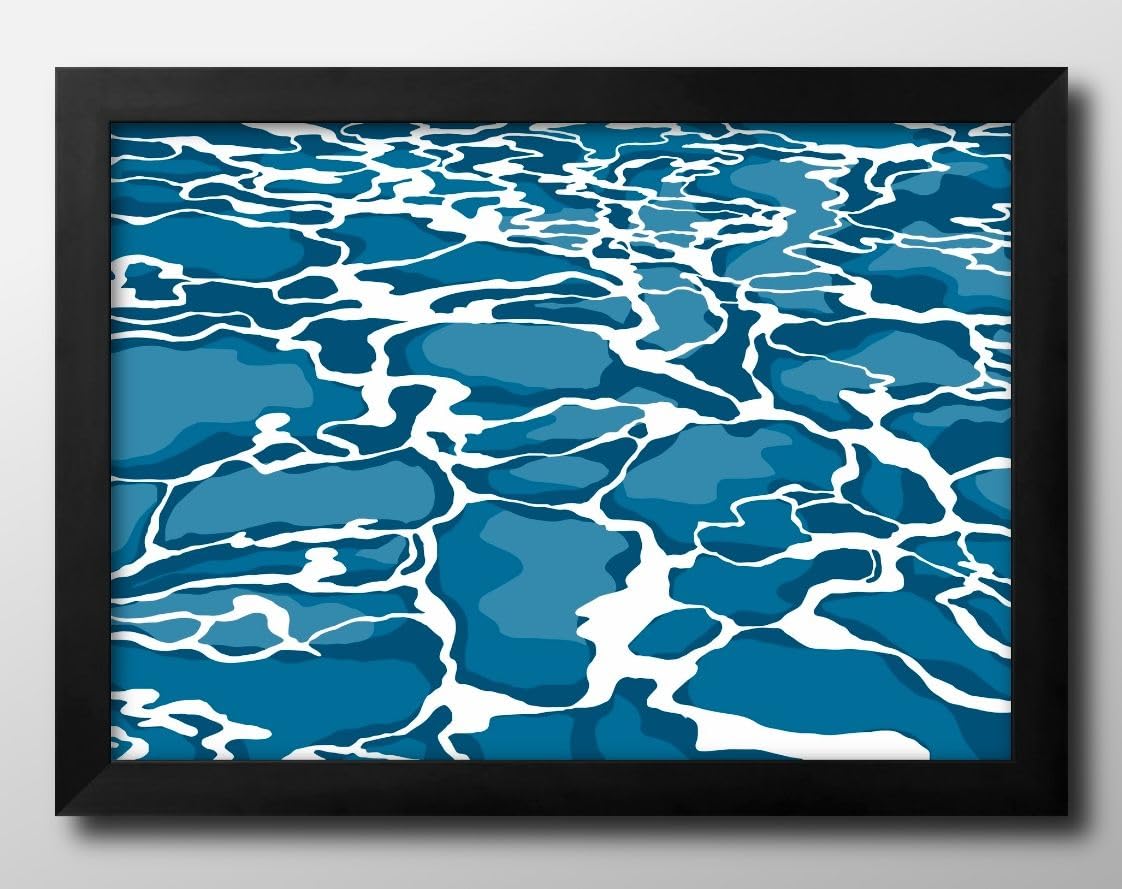 絵画 Cool Waters 青の絵 涼やかな風 クールダウンアート【零065】 絵画 零freedbyshigi