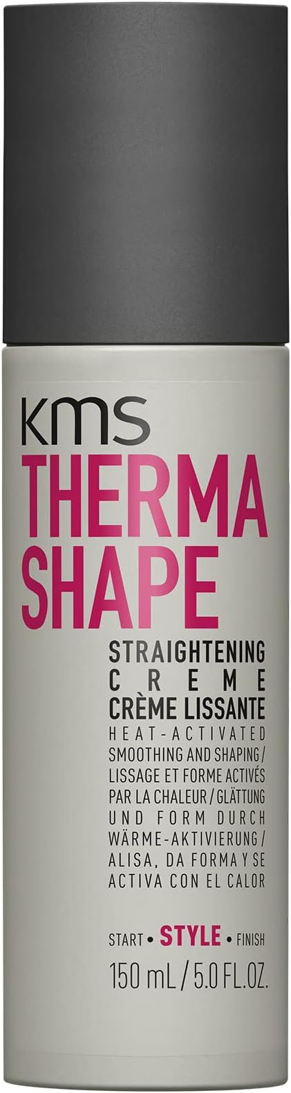 ThermaShape Straightening Creme, For All Hair Types, Smoothness & Frizz Control, Heat Protection up to 230°C, Vegan & PETA Approved, 150ml