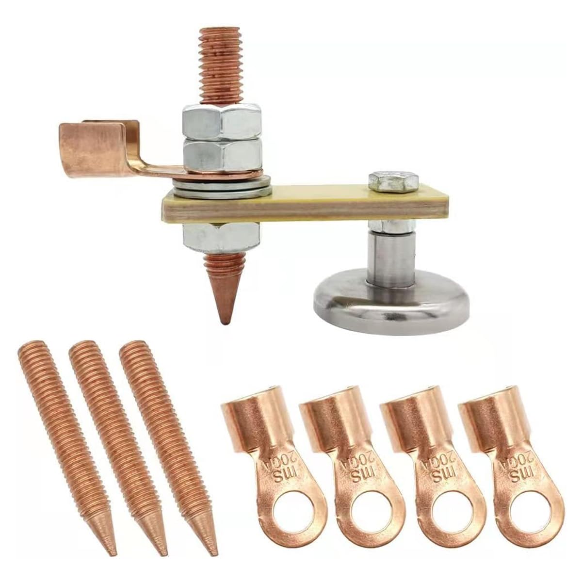 2 Stuks Magnetische Aardingsklemmen voor Lassen, Efficiënte
