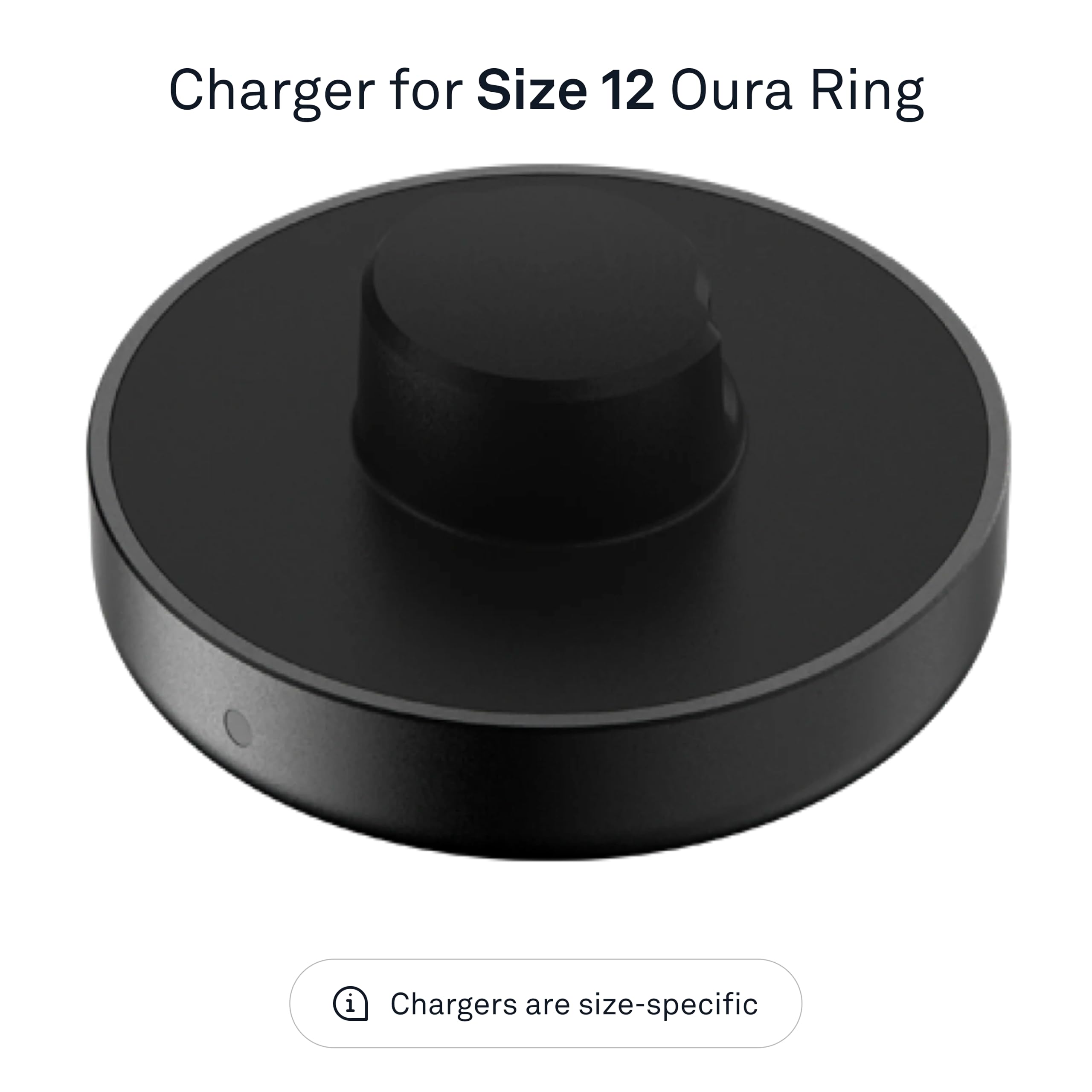 Oura Gen3 Smartring Oplader - Maat 12 | Volledig opgeladen in 60-80