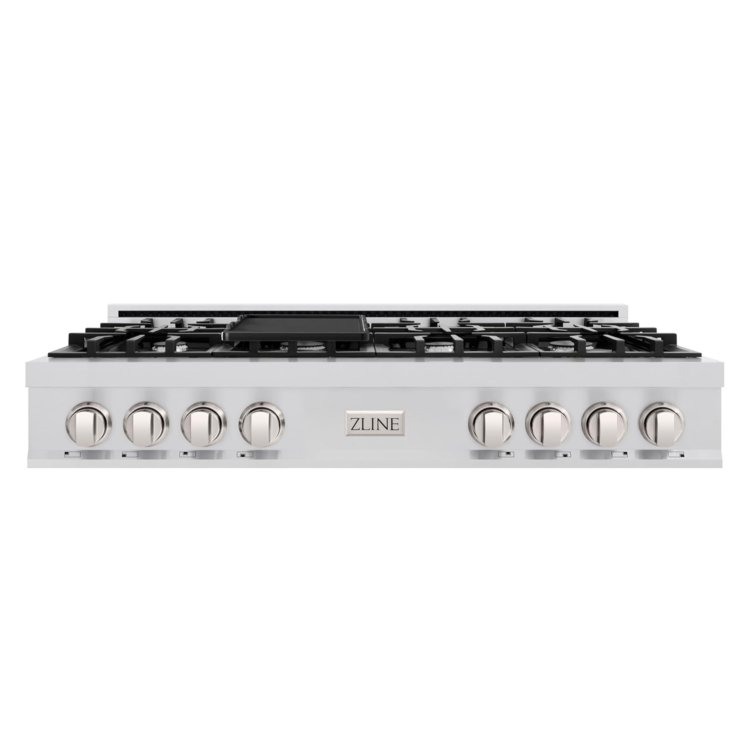 ZLINE 48 in. Classic Gas Rangetop with 8 Burners and Porcelain Cooktop in Stainless Steel (RT48)