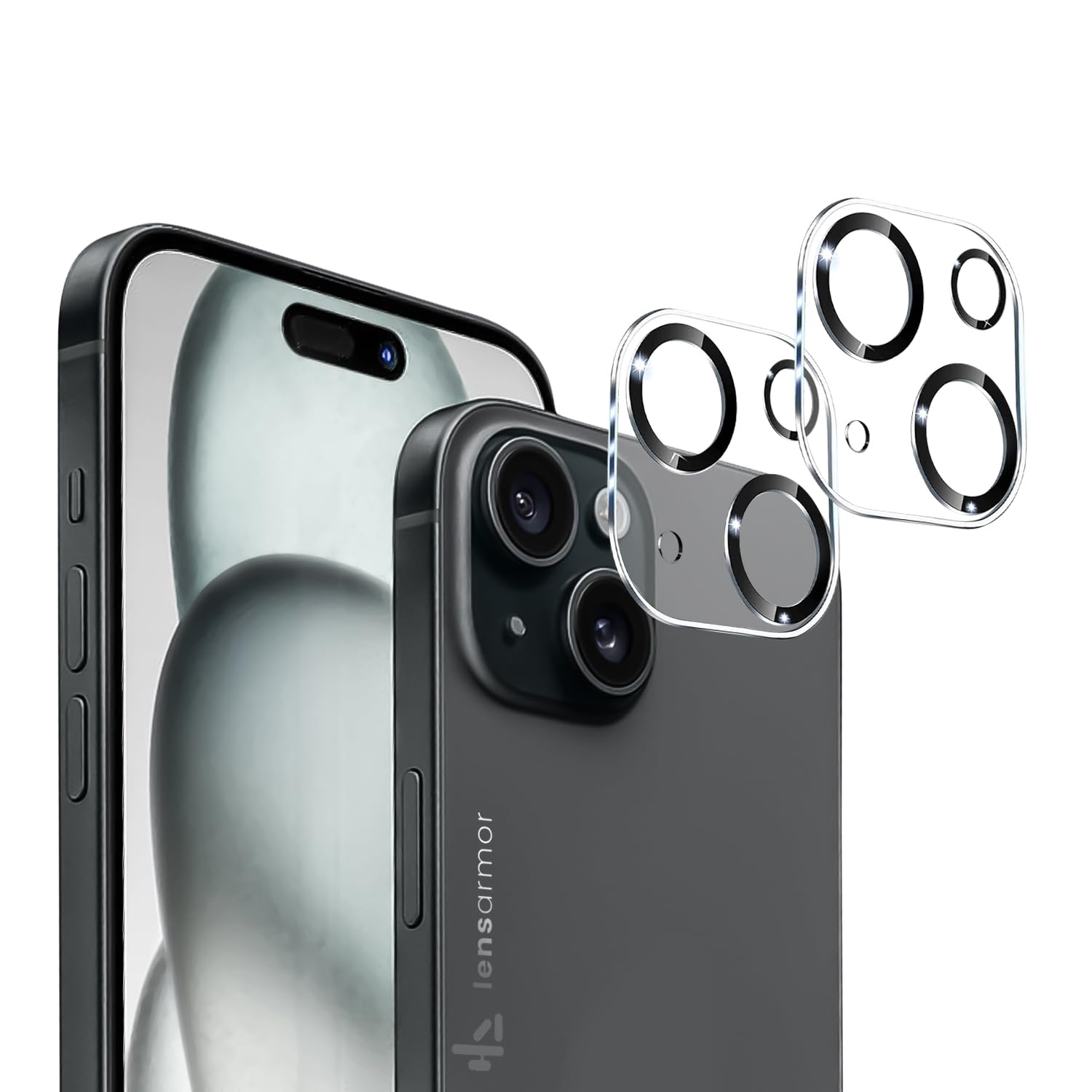BEVY® 2 Pack Iphone 15 Camera Lens Protector - 9H Hardness - Tempered Glass Iphone 15 Plus Camera Lens Protector - Premium Iphone 15/15 Plus Camera Lens Cover [Does Not Affect Flash Shots] (B0CK7YSQWW) Amazon Price History, Amazon Price Tracker