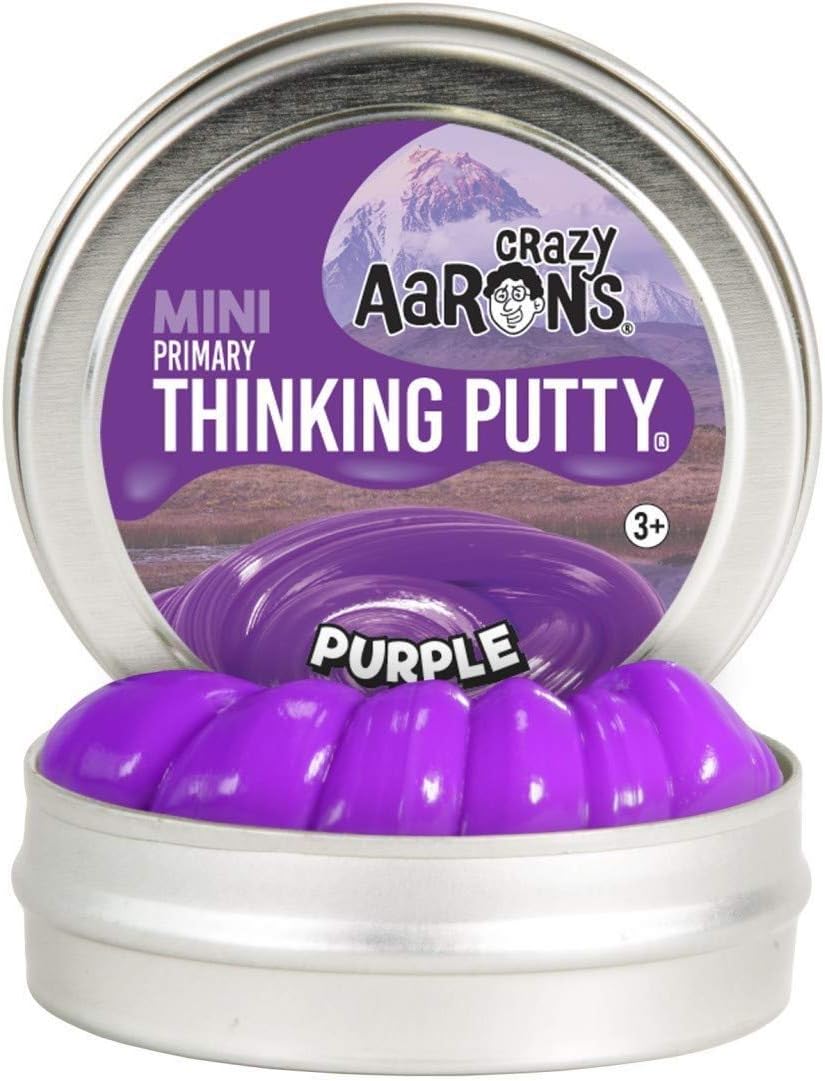 Crazy Aaron's Thinking Putty 2" Mini Tin Purple