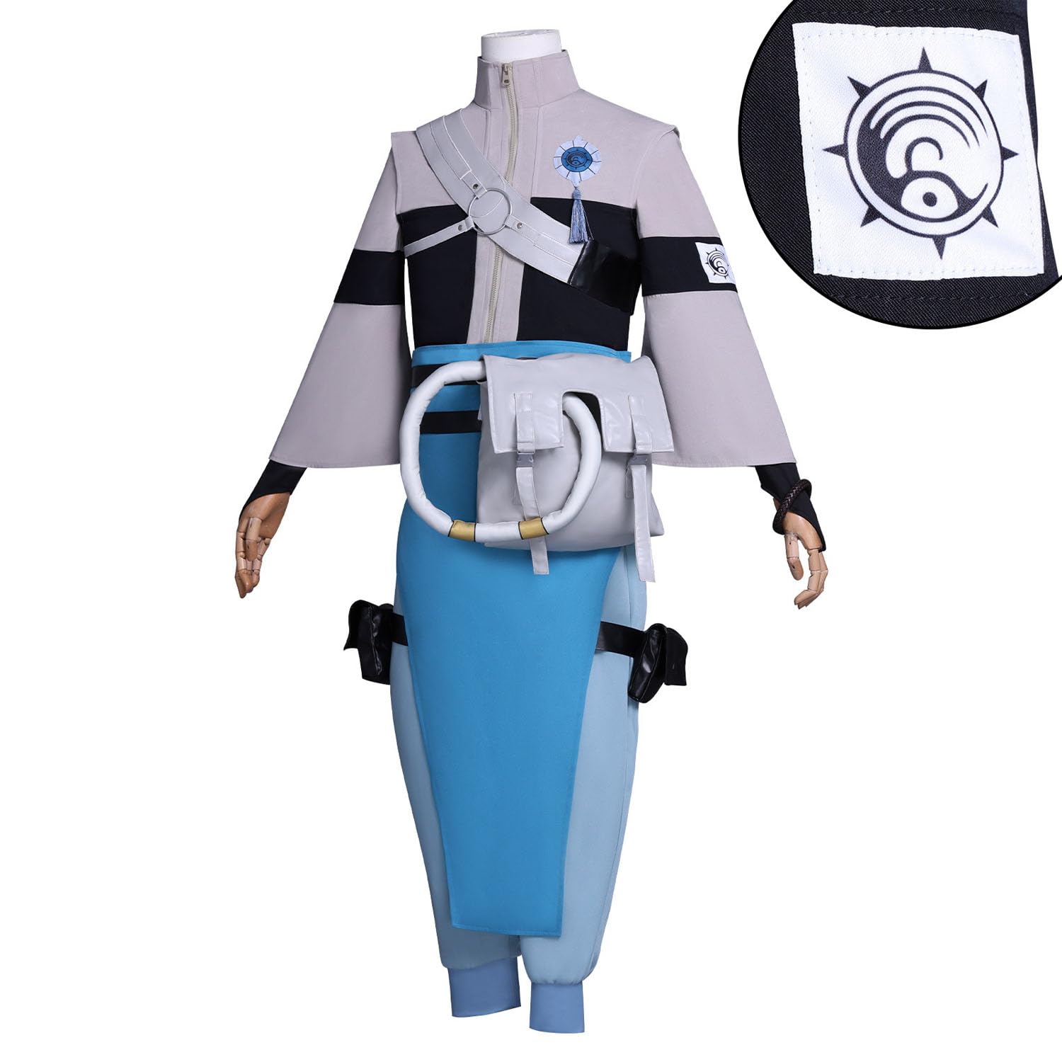 Anime Personaje Zanka Nijiku Disfraz de Cosplay Rudo Shuaburekku Juego de Rol Uniforme Conjunto Completo Halloween Carnaval Fiesta Traje de Vestir con Peluca para Hombres