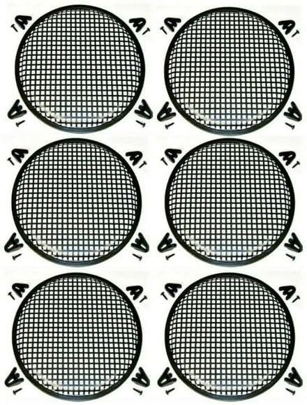 6 MR DJ DJS15 15" Subwoofer Speaker Grill15" Subwoofer Speaker Metal Mesh Cover Waffle Speaker Grill Protect Guard DJ