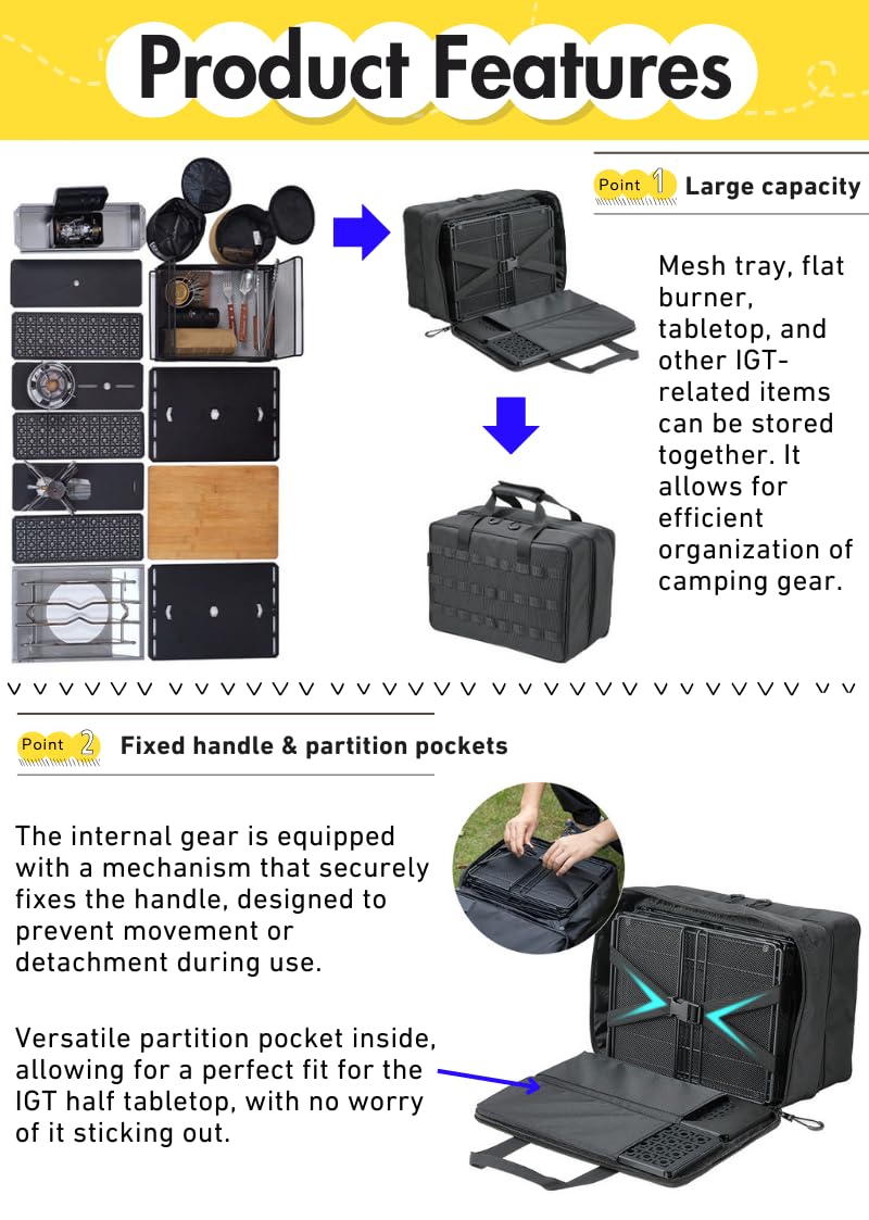Amazon.co.jp: Camping moon CAMPINGMOON キャリーケース IGT卓上