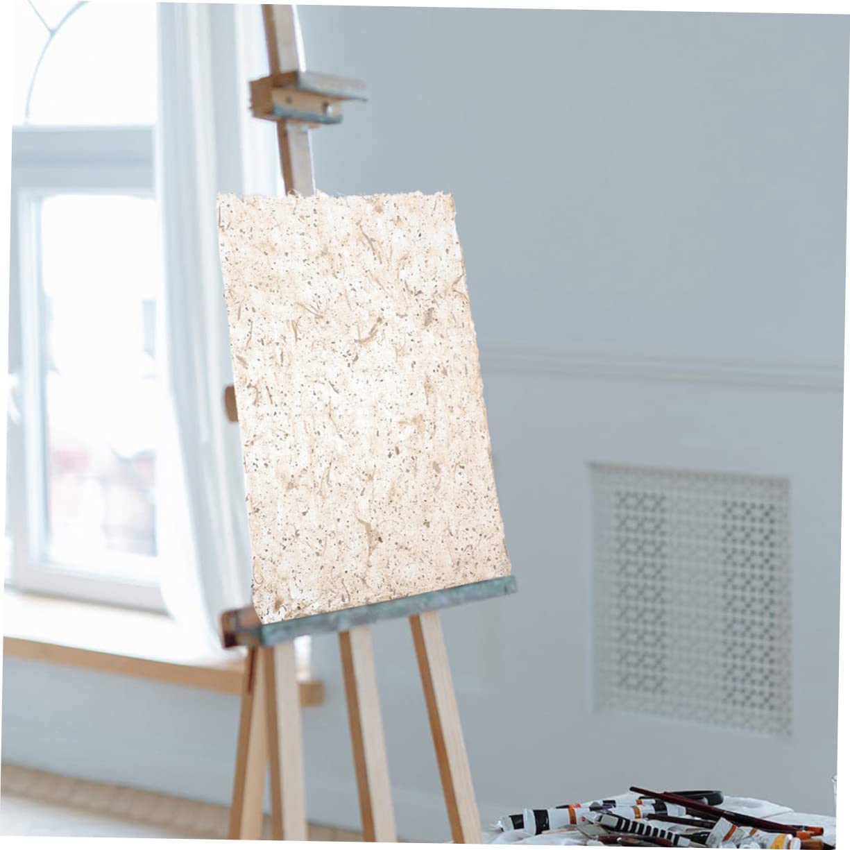 Anneome 100fogli Carta Fatta Mano Carta Da Lettere Per Decoupage Per Artigianato Per Pittura Di Gelso Bianca Da Disegno Tradizionale