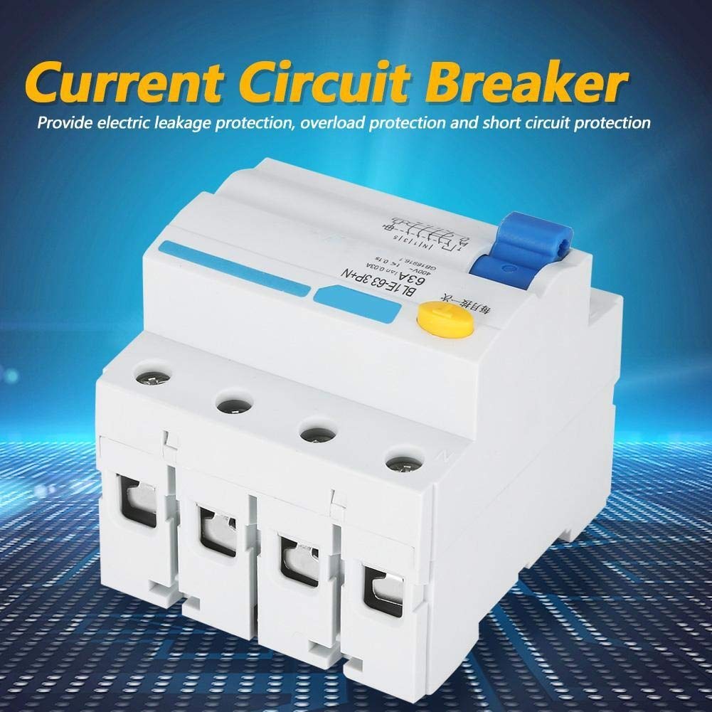 KSTE BL1E-63 3P + N 63A interruptor diferencial de corriente residual de 30 mA Interruptor 400V