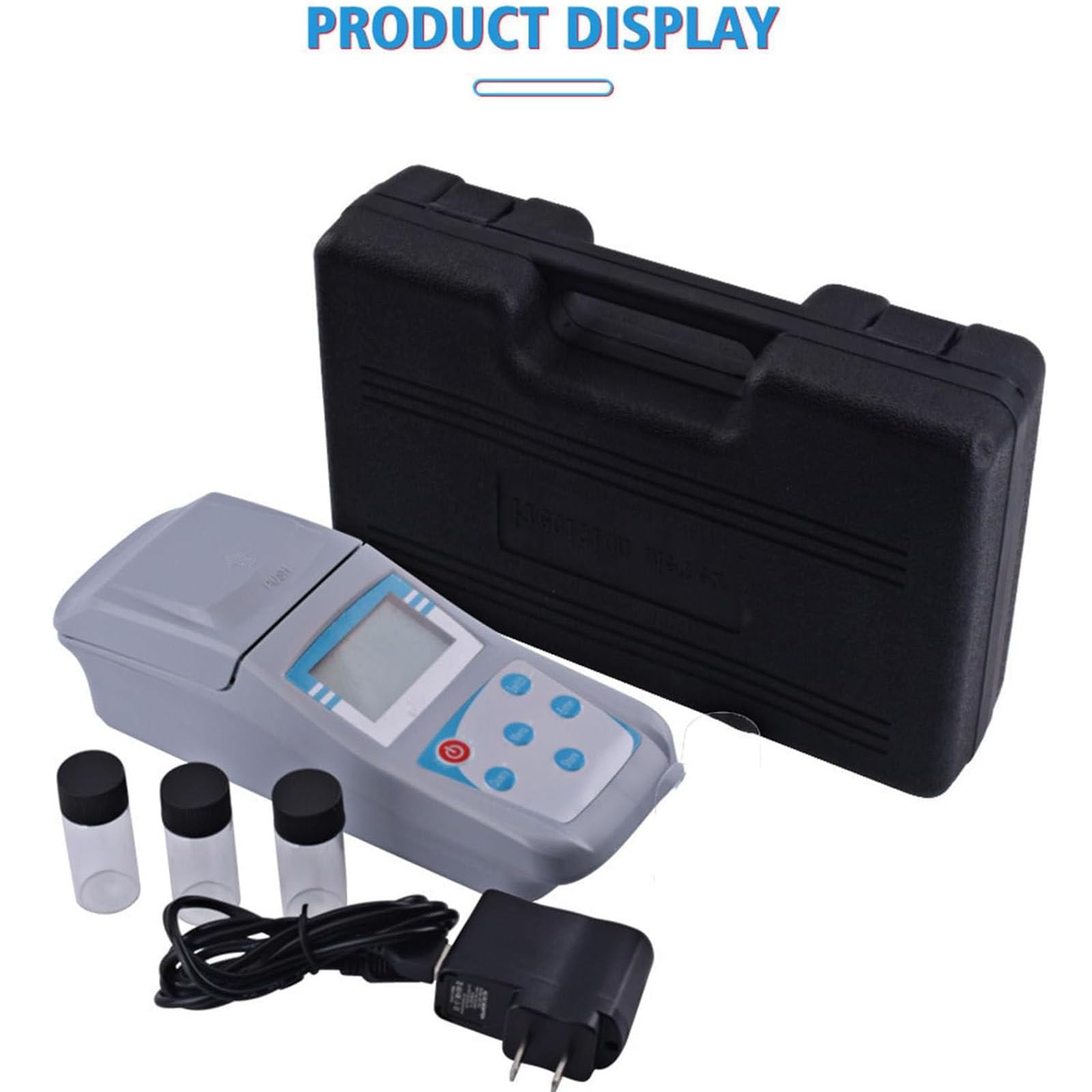 Medidor digital de turbidez, probador manual de calidad del agua para laboratorio, equipo de prueba científico preciso del agua, portátil y fácil de usar, ideal para campo e investigación