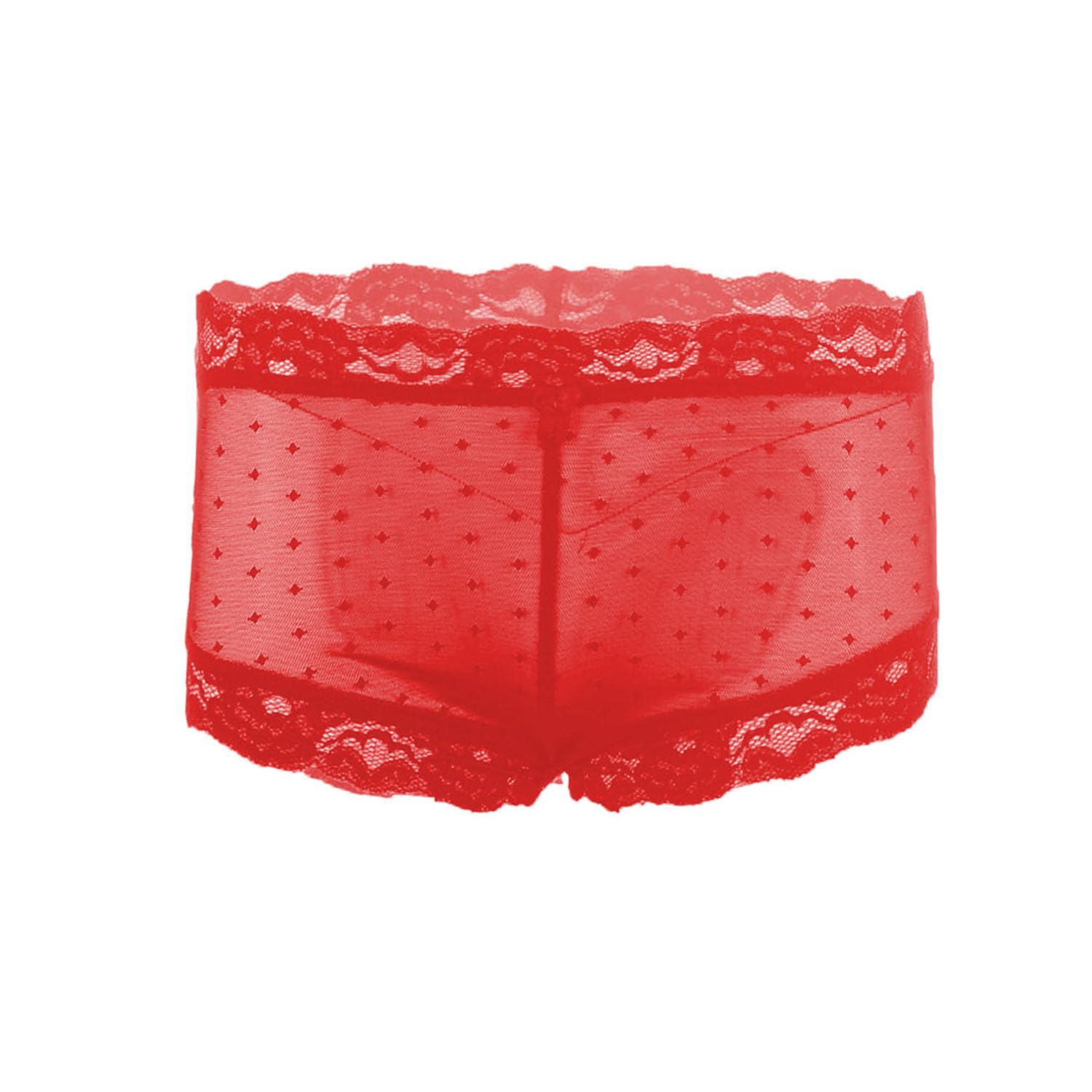 Women's Net Regular Thong Hipster Panties Underwear (Small, RD 05253)-image-44